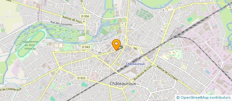 localisation de l'entreprise MADAME THERESE BRUNET à CHATEAUROUX