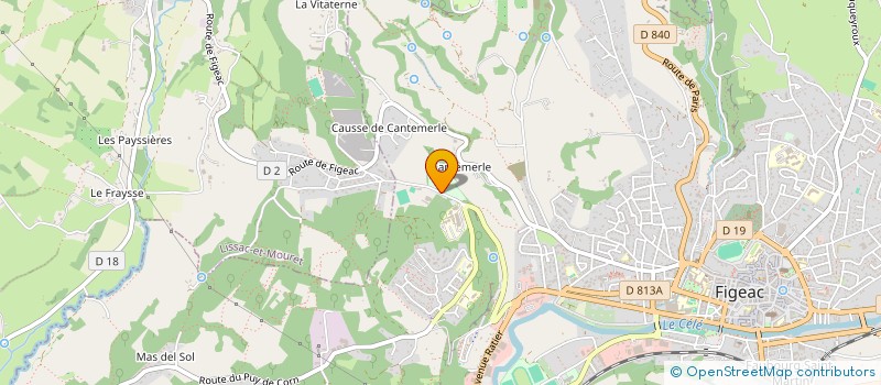 localisation de l'entreprise MADAME THERESE BRUNET  LISSAC-ET-MOURET