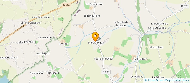 localisation de l'entreprise MADAME THERESE BULOT à MANTILLY