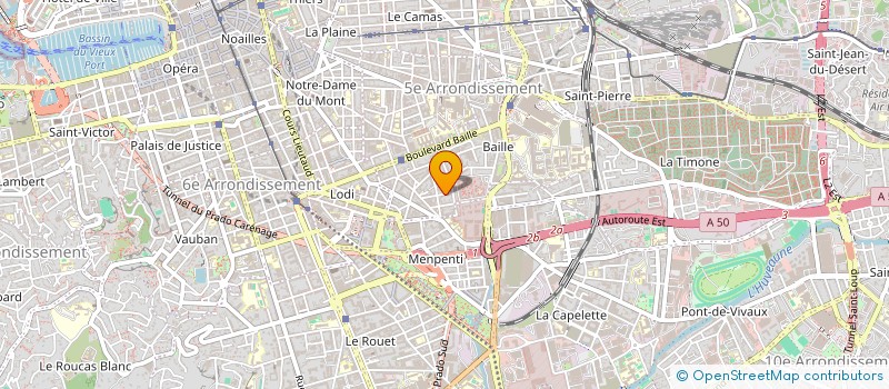 localisation de l'entreprise MADAME THERESE BURCEV à MARSEILLE