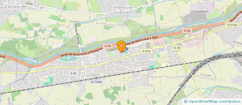 localisation de l'entreprise MADAME THERESE CADENE  LE SOLER