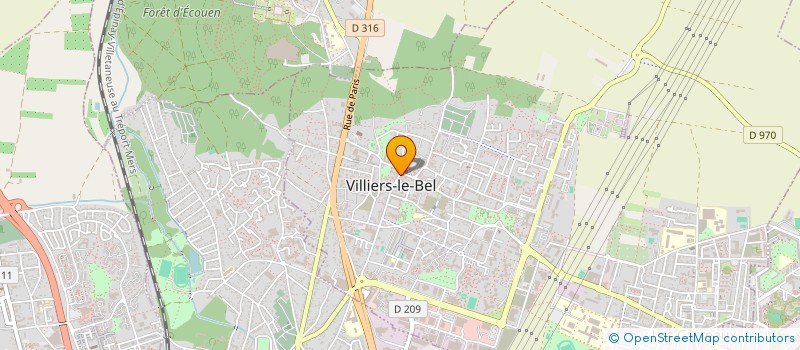 localisation de l'entreprise MADAME THERESE CALCAVECCIA à VILLIERS-LE-BEL