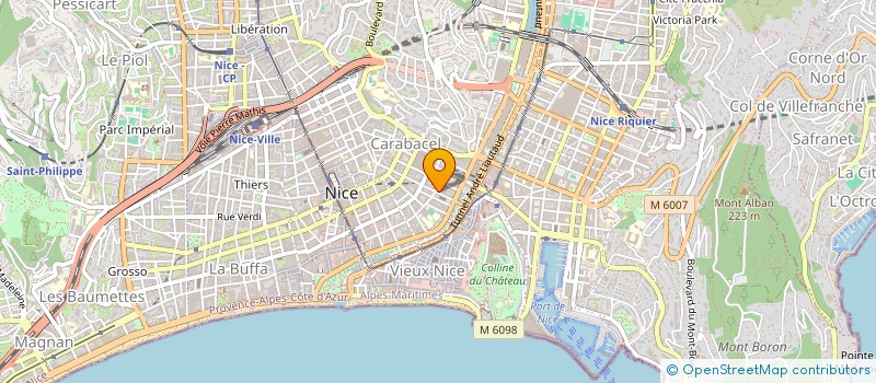 localisation de l'entreprise MADAME THERESE CELSE à NICE