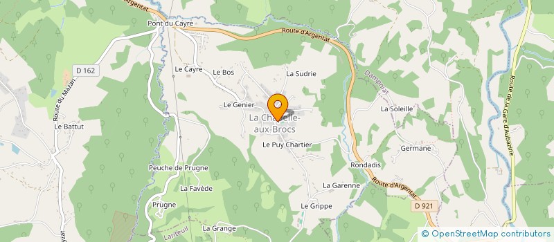 localisation de l'entreprise MADAME THERESE CHAPOUX  MALEMORT