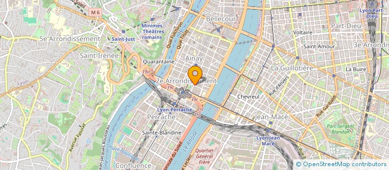 localisation de l'entreprise MADAME THERESE CHAVANNE  LYON