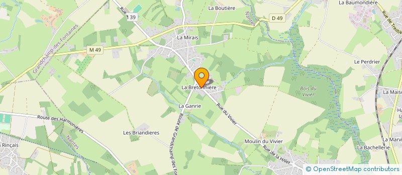 localisation de l'entreprise MADAME THERESE CHECCONI  LA CHAPELLE-SUR-ERDRE