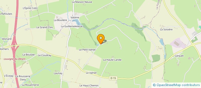 localisation de l'entreprise MADAME THERESE CHEREL  LES PORTES DU COGLAIS