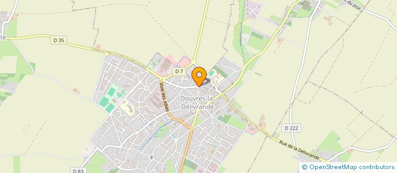 localisation de l'entreprise MADAME THERESE CHIROT  DOUVRES-LA-DELIVRANDE
