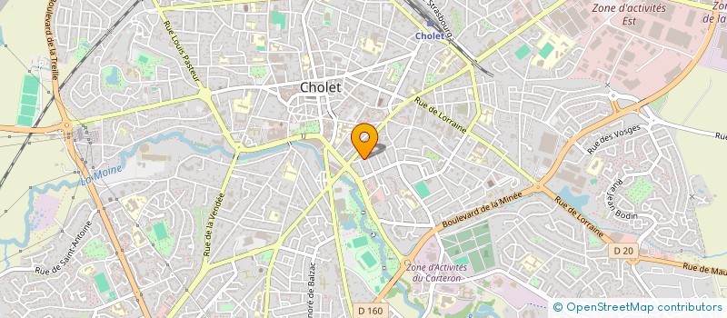 localisation de l'entreprise MADAME THERESE CHUPIN à CHOLET