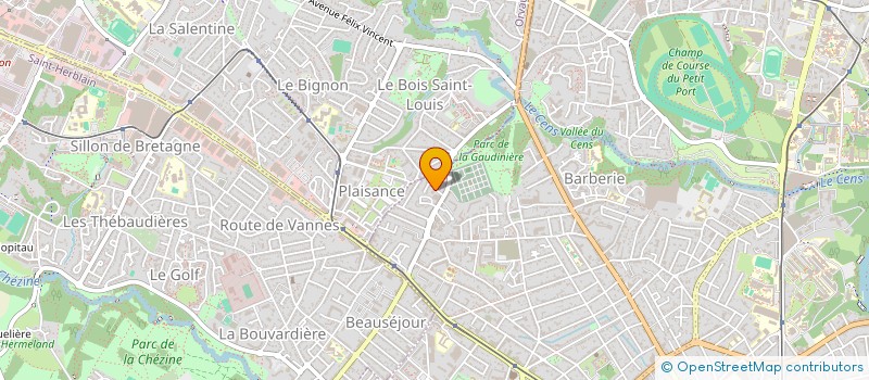 localisation de l'entreprise MADAME THERESE CLEMENT à NANTES