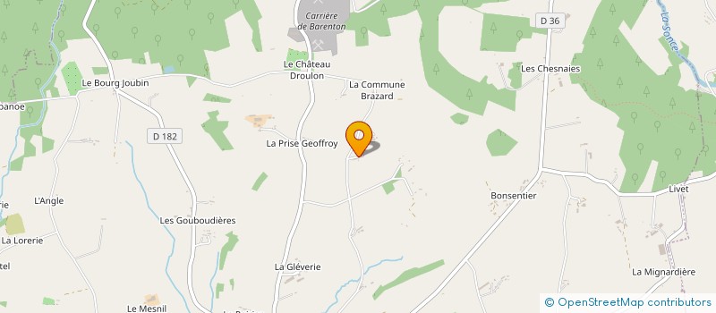 localisation de l'entreprise MADAME THERESE CLOUARD à BARENTON
