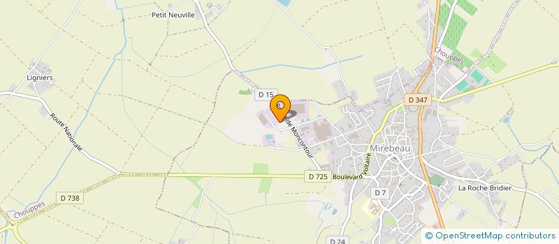 localisation de l'entreprise MADAME THERESE COLLAS  SAINT-MARTIN-LA-PALLU