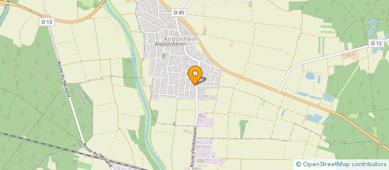 localisation de l'entreprise MADAME THERESE COLLETTE  ANDOLSHEIM