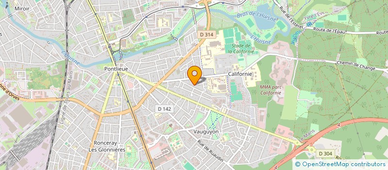 localisation de l'entreprise MADAME THERESE COSSON  LE MANS