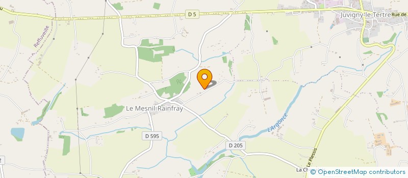 localisation de l'entreprise MADAME THERESE COUILLARD à JUVIGNY LES VALLEES