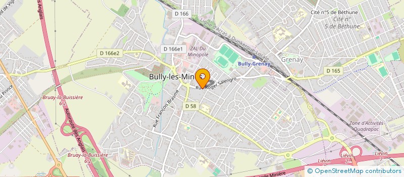localisation de l'entreprise MADAME THERESE COYECQUES à BULLY-LES-MINES