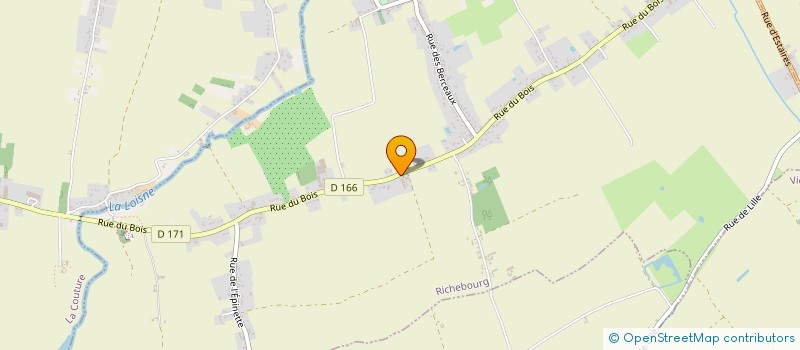 localisation de l'entreprise MADAME THERESE CREPIN  RICHEBOURG