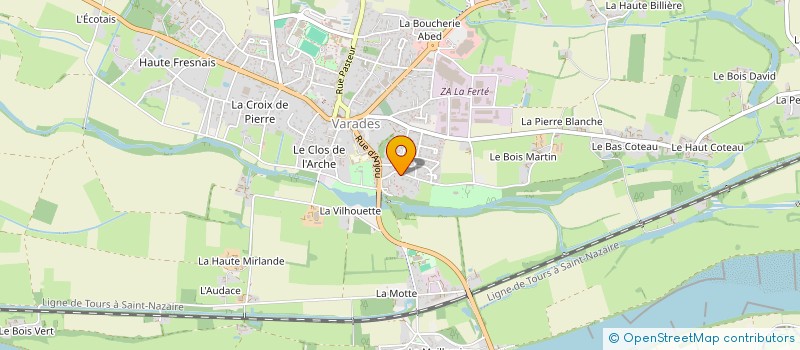 localisation de l'entreprise MADAME THERESE D ANTHENAISE  LOIREAUXENCE