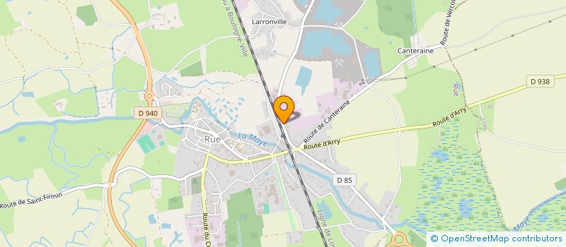 localisation de l'entreprise MADAME THERESE D'AVOUT  RUE