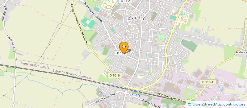 localisation de l'entreprise MADAME THERESE DE CEAURRIZ  CAUDRY