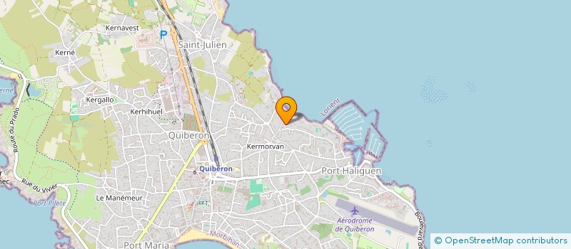 localisation de l'entreprise MADAME THERESE DEBALLON à QUIBERON