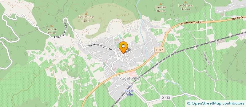 localisation de l'entreprise MADAME THERESE DEFERT  PUGET-VILLE