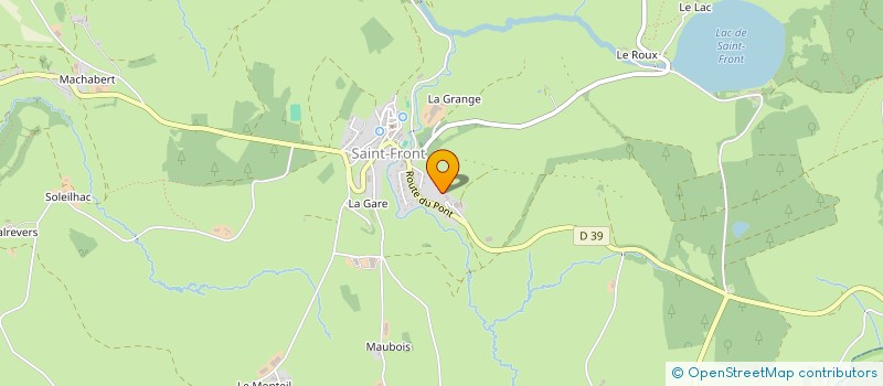 localisation de l'entreprise MADAME THERESE DELABRE à SAINT-FRONT