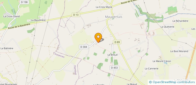 localisation de l'entreprise MADAME THERESE DELAFOSSE à PERCY-EN-NORMANDIE