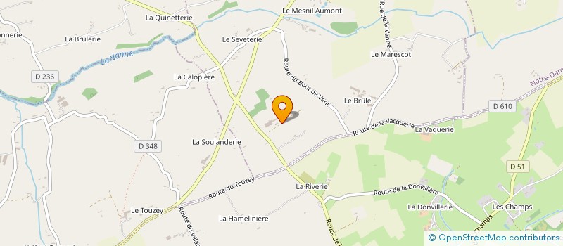 localisation de l'entreprise MADAME THERESE DELAHAYE à QUETTREVILLE-SUR-SIENNE