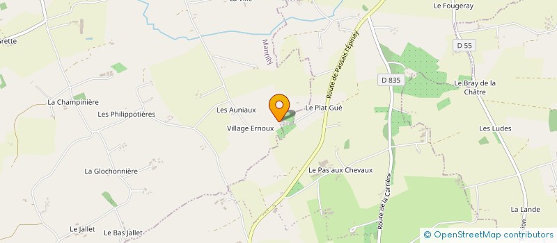 localisation de l'entreprise MADAME THERESE DELANGLE à MANTILLY
