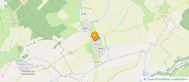 localisation de l'entreprise MADAME THERESE DELATTE  LALUF