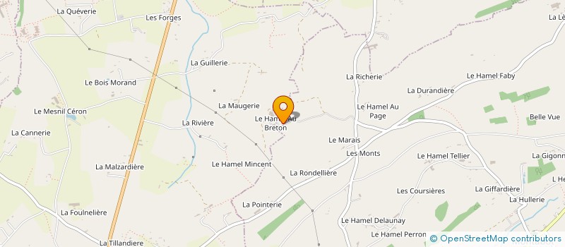 localisation de l'entreprise MADAME THERESE DELAUNE à PERCY-EN-NORMANDIE