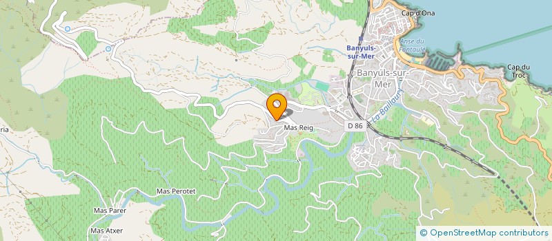 localisation de l'entreprise MADAME THERESE DELCLOS  BANYULS-SUR-MER