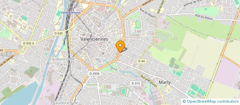 localisation de l'entreprise MADAME THERESE DELLOYE à VALENCIENNES