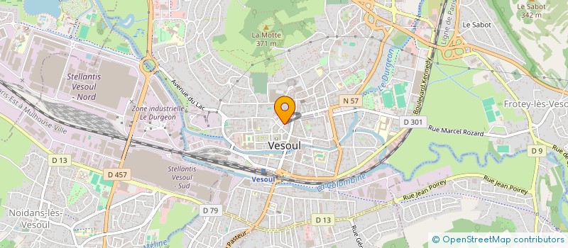 localisation de l'entreprise MADAME THERESE DEMANGE  NOIDANS-LES-VESOUL