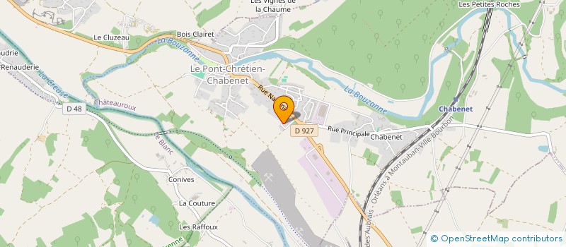 localisation de l'entreprise MADAME THERESE DEMETER à LE PONT-CHRETIEN-CHABENET