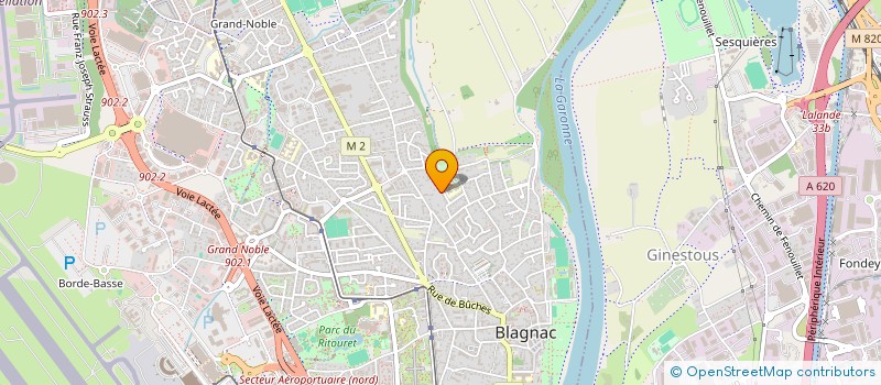 localisation de l'entreprise MADAME THERESE DENECHERE à BLAGNAC