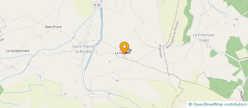 localisation de l'entreprise MADAME THERESE DENIS à GOUFFERN EN AUGE
