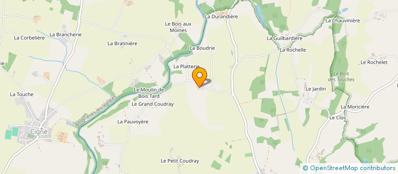 localisation de l'entreprise MADAME THERESE DENIS  CHANTRIGNE