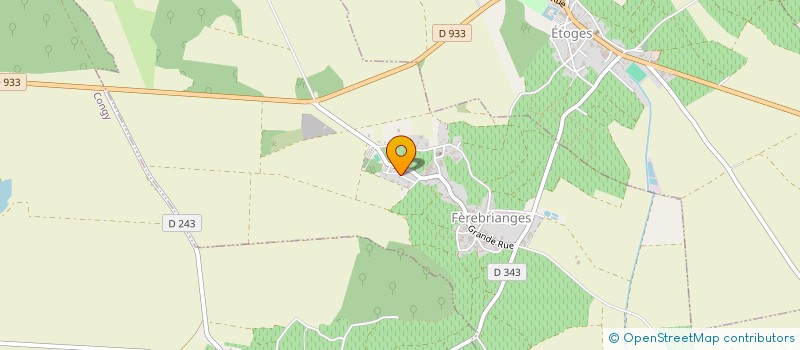 localisation de l'entreprise MADAME THERESE DENIS  FEREBRIANGES