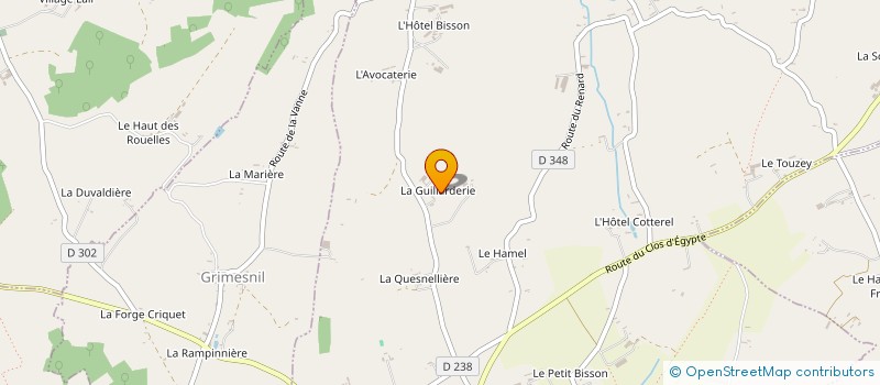 localisation de l'entreprise MADAME THERESE DESBOUILLONS  SAINT-DENIS-LE-GAST