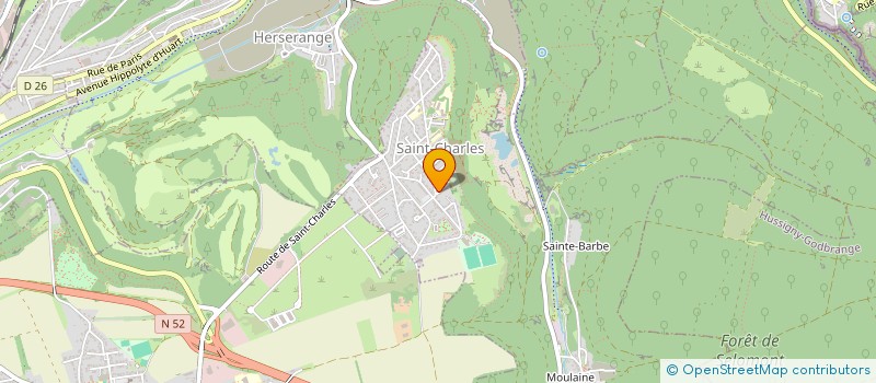 localisation de l'entreprise MADAME THERESE DIEBOLT  HAUCOURT-MOULAINE