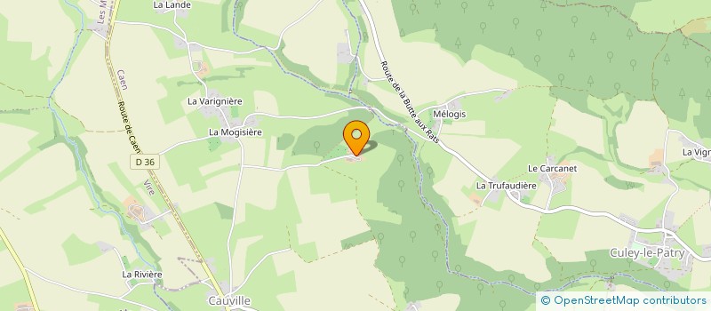 localisation de l'entreprise MADAME THERESE DOLBECQ  CAUVILLE