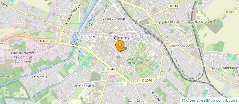 localisation de l'entreprise MADAME THERESE DRAPIER  CAMBRAI