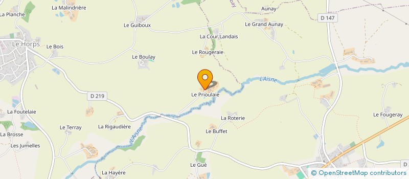 localisation de l'entreprise MADAME THERESE DROUAULT à LE HORPS
