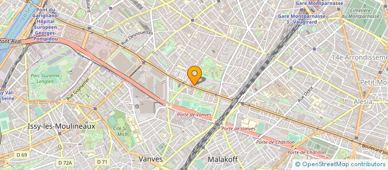 localisation de l'entreprise MADAME THERESE DUFRENOT  PARIS