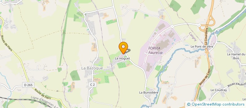 localisation de l'entreprise MADAME THERESE DUPONT à CALIGNY
