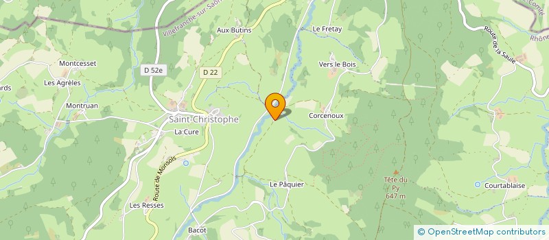 localisation de l'entreprise MADAME THERESE DURAND à DEUX-GROSNES