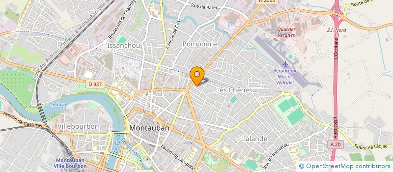 localisation de l'entreprise MADAME THERESE DURIEZ  MONTAUBAN