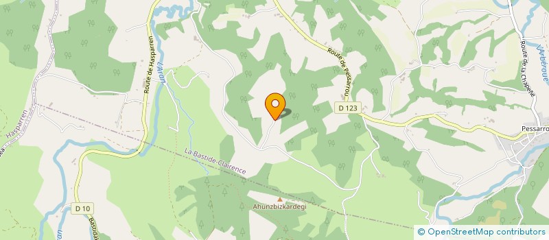 localisation de l'entreprise MADAME THERESE DURRUTY  LA BASTIDE-CLAIRENCE